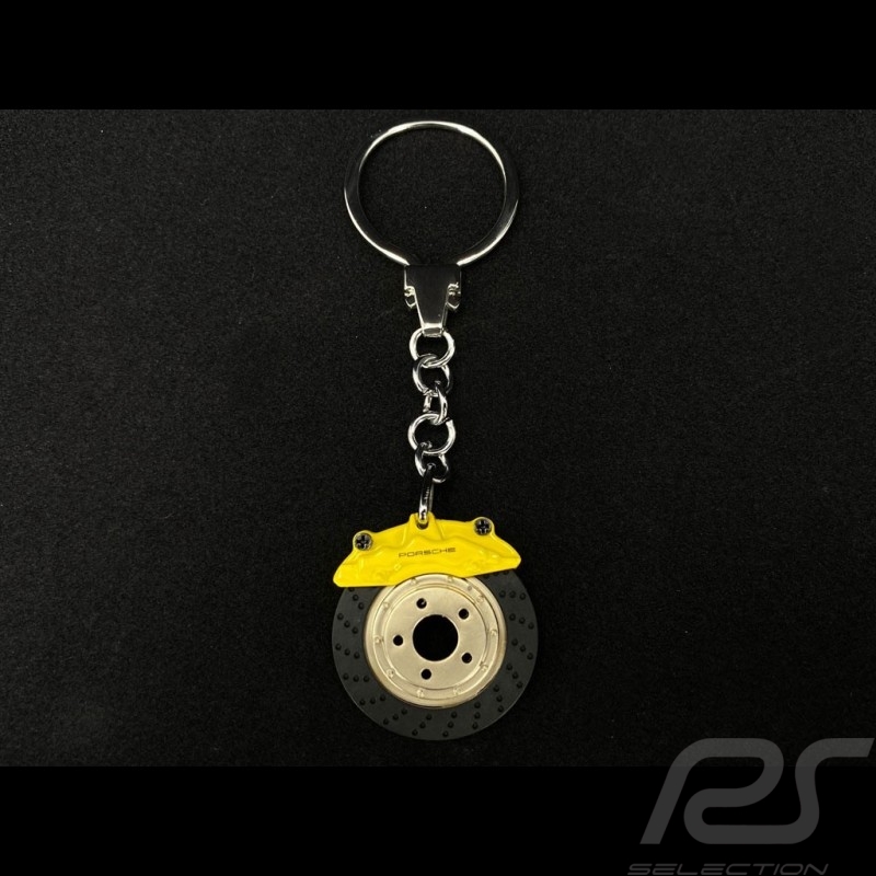 Porte-clés Porsche disque de frein jaune MAP04506618