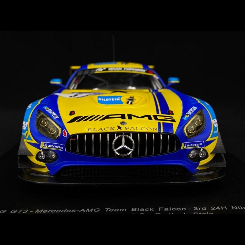 Mercedes Benz AMG GT3 Black Falcon n° 5 24H Nürburgring 2018 1/18 Spark  18SG029