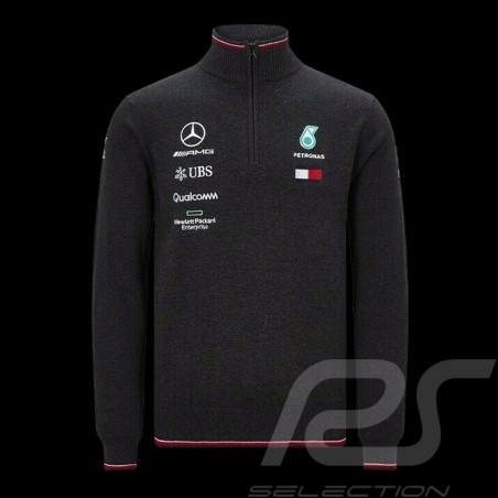 Pull  Tommy Hilfiger Mercedes-AMG Petronas en maille Noir 141191036150 - homme
