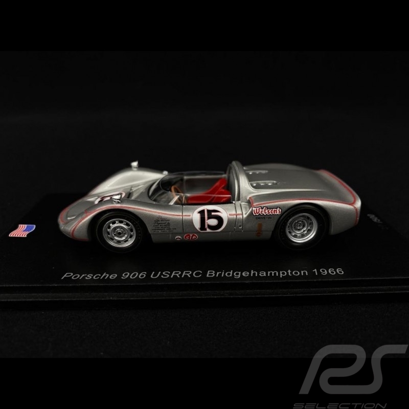 Porsche 906 n° 15 USRCC Bridgehampton 1966 1/43 Spark US114