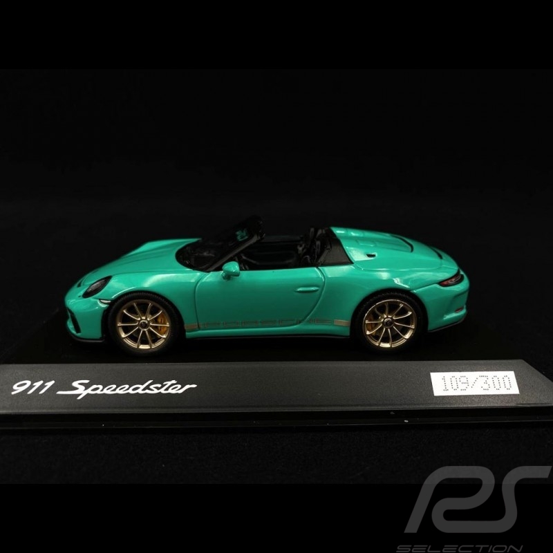 Porsche 911 Speedster type 991 Jade Grün 1/43 Spark WAXL2000008