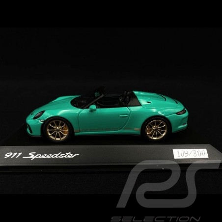 Porsche 911 Speedster type 991 Jade Green 1/43 Spark WAXL2000008