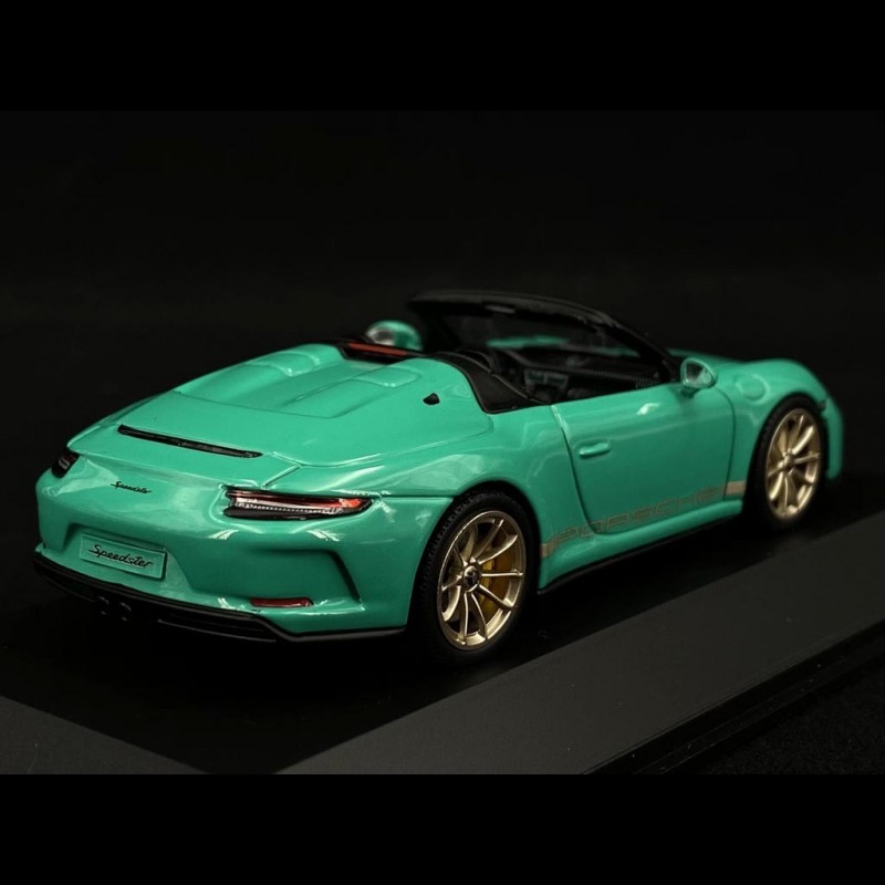 Porsche 911 Speedster type 991 2019 Jade Green 1/43 Spark WAXL2000008