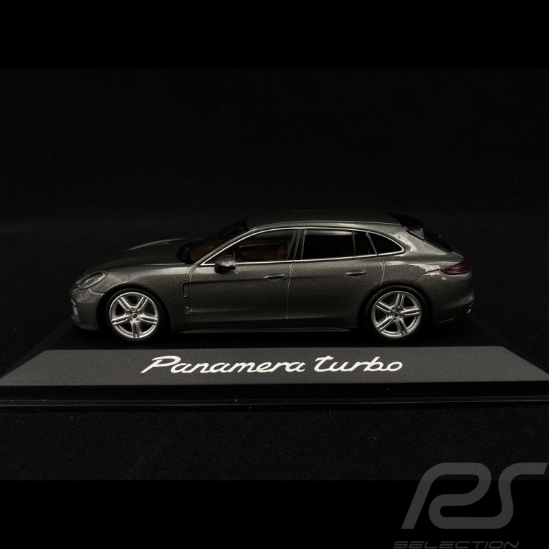 Porsche Panamera Turbo 2017 metallic dunkelgrau 1/43 Minichamps WAP0207610H