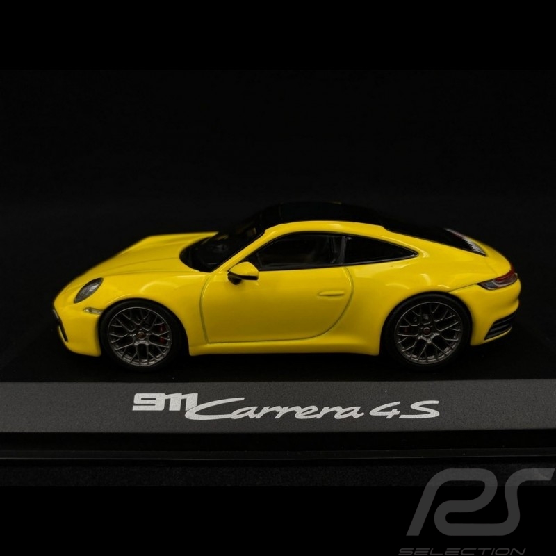 Porsche 911 type 992 Carrera 4S Coupé 2019 1/43 Minichamps WAP0201720K jaune Racing yellow Racinggelb 