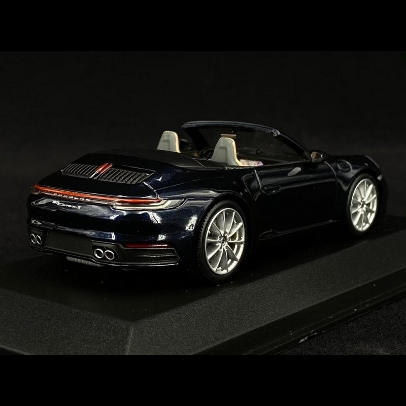 Porsche 911 Carrera S cabriolet type 992 2019 night blue 1/43 Minichamps  WAP0201710K