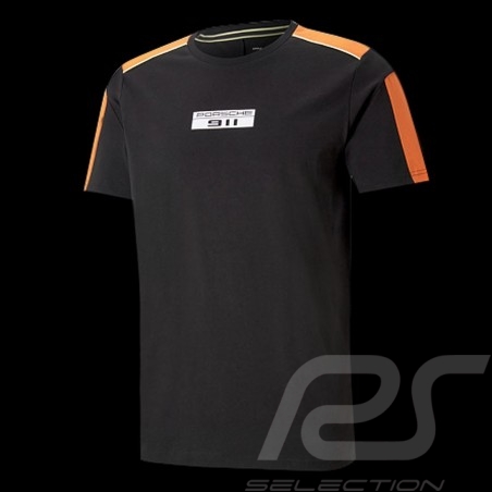 Porsche 911 T-shirt by Puma Black / Orange - Men