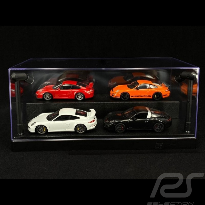 LED Lighted Display Case 1/18 1/24 1/43 black base