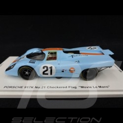 Porsche 917K n° 21 Checkered Flag "Film Le Mans" 1/43 Spark FS24