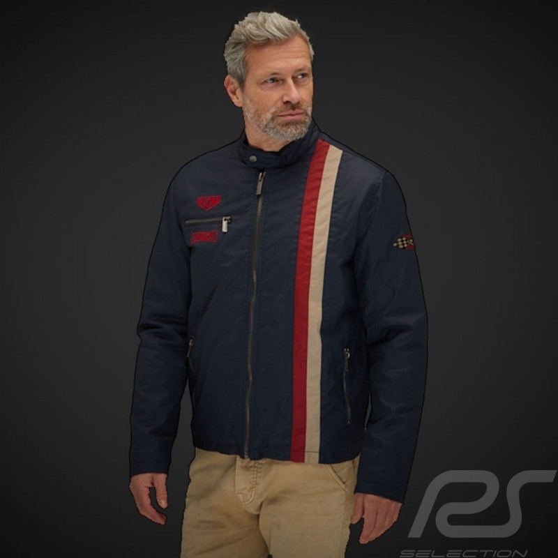 Gulf Jacke Replica Washed Marineblau - Herren