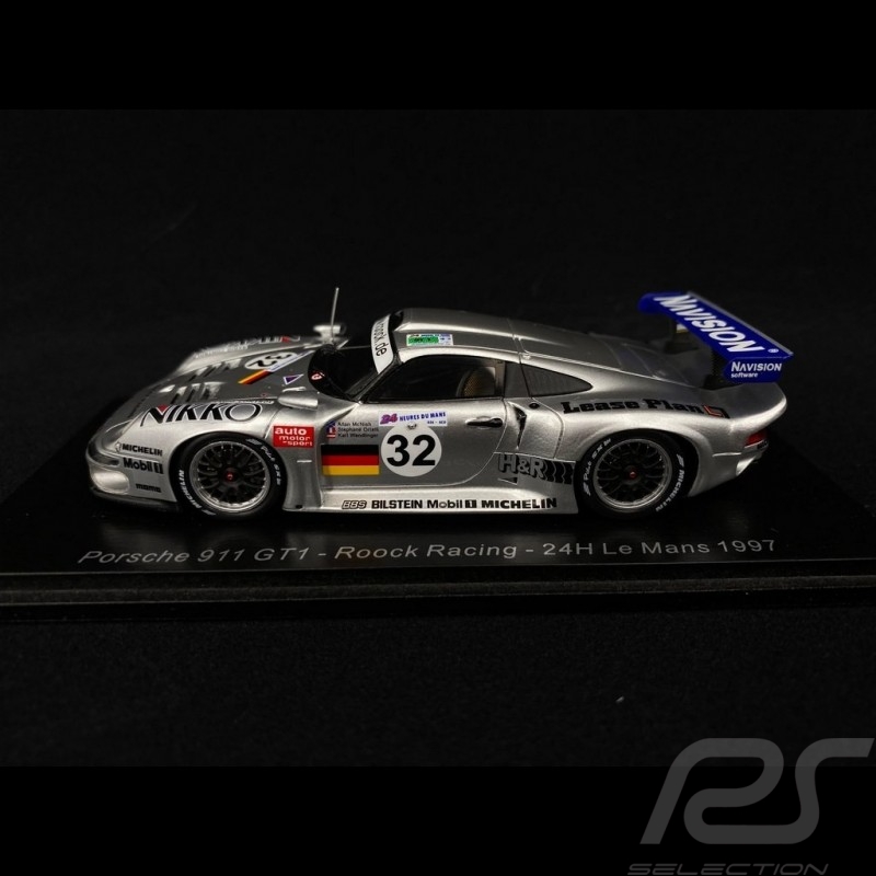Porsche GT1 type 993 n° 32 Roock Racing Le Mans 1997 1/43 Spark S5608 Porsche GT1 type 993 n° 32 Roock Racing Le Mans 1997 1/43 Spark S5608