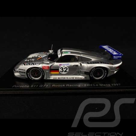 Porsche GT1 type 993 n° 32 Roock Racing Le Mans 1997 1/43 Spark S5608