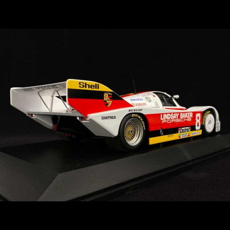 Porsche 956 K 1000 km Kyalami 1983 n° 8 Joest Racing Wollek 1/18