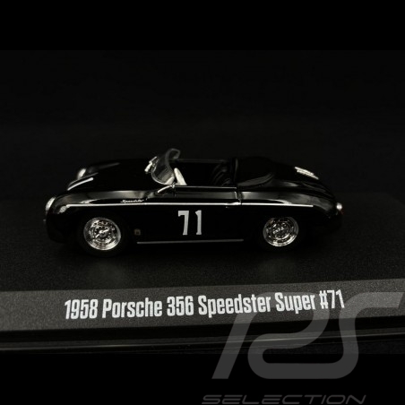 Porsche 356 Speedster Super 1958 n° 71 noire 1/43 Greenlight 86538