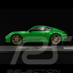 Porsche 911 Carrera 4S type 992 2019 Python grün 1/18 Minichamps 155067325