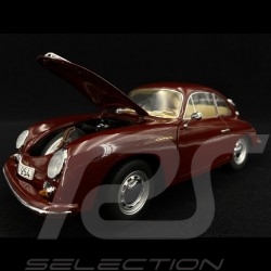 Porsche 356 A Carrera Coupé 1956 Skiurlaub bordeau 1/18 Schuco 450030000