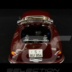 Porsche 356 A Carrera Coupé 1956 Skiurlaub bordeau 1/18 Schuco 450030000