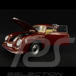 Porsche 356 A Carrera Coupé 1956 Skiurlaub bordeau 1/18 Schuco 450030000