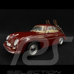 Porsche 356 A Carrera Coupé 1956 Skiurlaub bordeau 1/18 Schuco 450030000