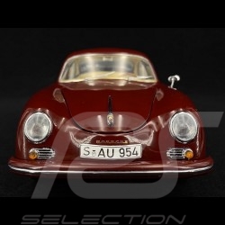 Porsche 356 A Carrera Coupé 1956 Skiurlaub bordeau 1/18 Schuco 450030000