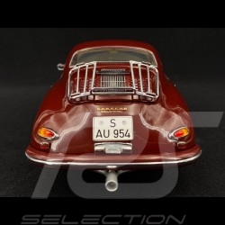 Porsche 356 A Carrera Coupé 1956 Skiurlaub bordeau 1/18 Schuco 450030000