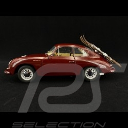 Porsche 356 A Carrera Coupé 1956 Skiurlaub bordeau 1/18 Schuco 450030000