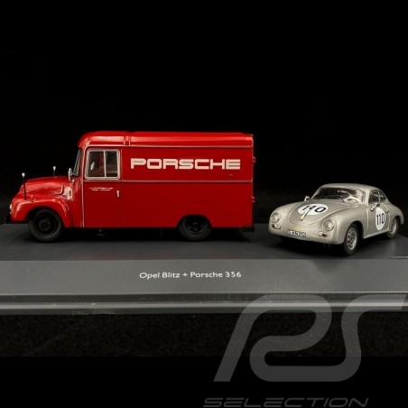 Duo Opel Blitz 1.75t Porsche Renndienst & Porsche 356 n° 110 1/43 Schuco 450309200