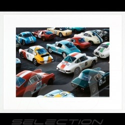 Porsche 804 Grosser Preis von Frankreich reproduction d'une affiche originale de Erich Strenger