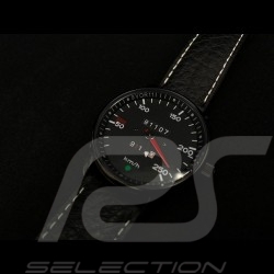 Porsche 911 250 km/h Tachometer Uhr schwarz Gehause / schwarz Wahl / weiße Zahlen