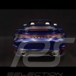 Porsche 911 Turbo S Cabriolet type 992 Gentian blue 2020 1/18 Minichamps 155069081