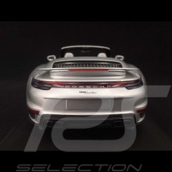 Porsche 911 Turbo S Cabriolet type 992 GT Silver 2020 1/18 Minichamps 155069081
