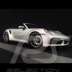 Porsche 911 Turbo S Cabriolet type 992 GT Silver 2020 1/18 Minichamps 155069081