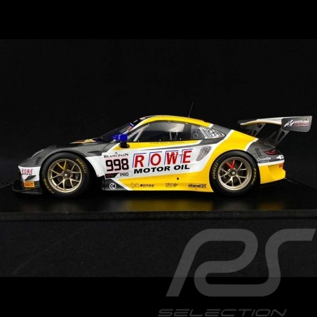 Porsche 911 GT3 R type 991 ROWE Racing n° 998 Spa 2019 1/18 Spark 18SB013