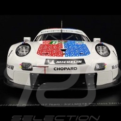 Porsche 911 RSR type 991 n° 93 Brumos 3ème LMGTE Pro Class Le Mans 2019 1/12 Spark 12S020