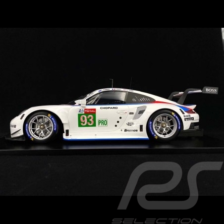 Porsche 911 RSR type 991 n° 93 Brumos Platz 3 LMGTE Pro Class Le Mans 2019 1/12 Spark 12S020