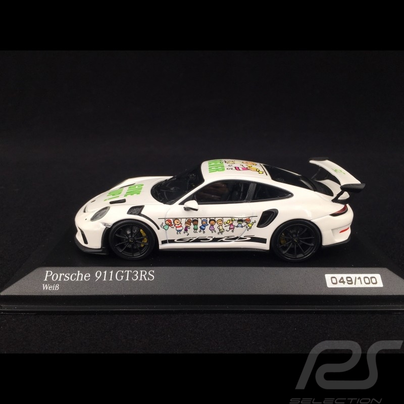 Porsche 911 GT3 RS type 991.2 2018 "Never Give Up !" RS Action 1/43 Minichamps 413067032