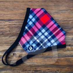 Masque Martini de protection lavable Bleu/rouge Taille L