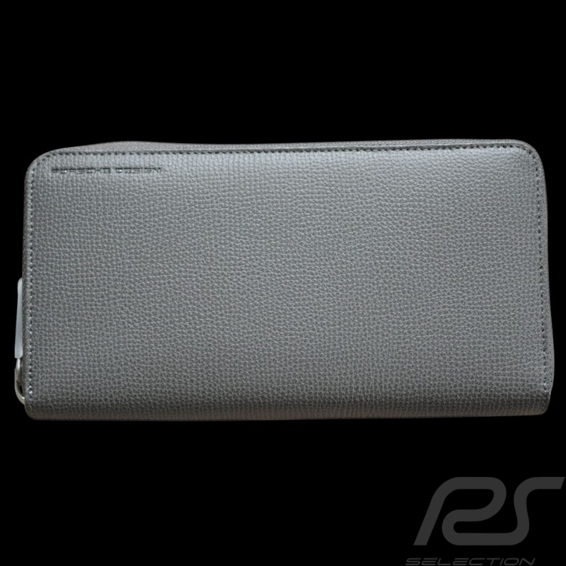 Porsche Geldbörse Geldhalter Grau Leder French Classic 2.0  H15z Porsche Design 4090000022