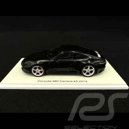 Porsche 911 Carrera 4S type 992 2019 black 1/43 Spark S7835