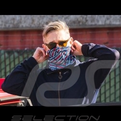 Masque Martini de protection lavable Bleu/rouge Taille L