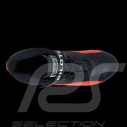 Piloti Pilot shoes Pinnacle FIA Red / Black Leather boot - men