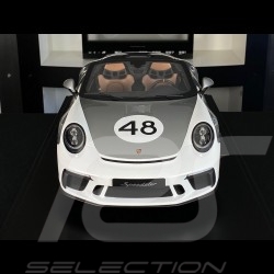 Porsche 911 Speedster type 991 2019  n° 48 Gris argenté GT 1/8 Minichamps 800655004