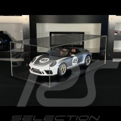 Porsche 911 Speedster type 991 2019  n° 48 GT Silver Metallic 1/8 Minichamps 800655004