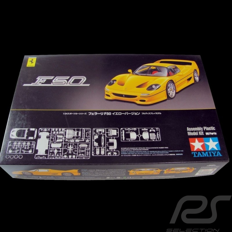 Maquette Ferrari F50 Yellow Version 1/24 Tamiya 24297