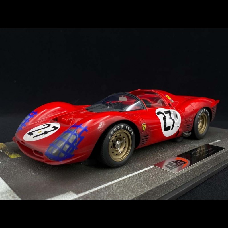 Ferrari 330 P3 24H Le Mans 1966 Finish Line 1/18 BBR Models BBRC1849ADIRTY