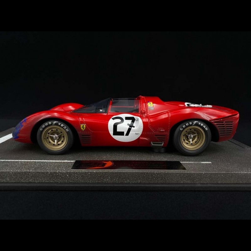 Ferrari 330 P3 24H Le Mans 1966 Finish Line 1/18 BBR Models BBRC1849ADIRTY