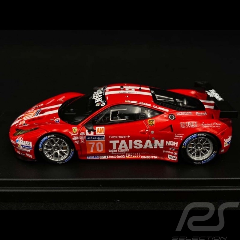 Ferrari 458 Italia Team Taisan n° 70 LM GTE Am Le Mans 2014 1/43 Looksmart LSLM04