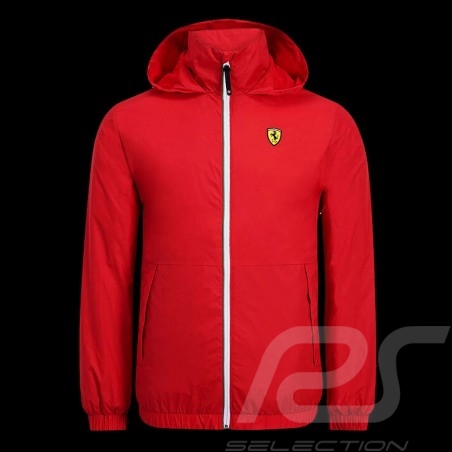 Ferrari Windbreaker Jacket Red Scuderia Ferrari Official Collection - men