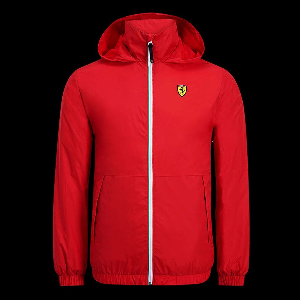 Ferrari Scuderia Veste rembourr/ée /à capuche et fermeture /Éclair pour homme Rouge Tailles XS-XXL