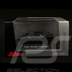 Ferrari 458 Italia Concept 2009 noir mat black schwarz1/87 Schuco 452623100